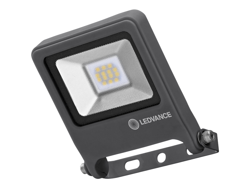 LEDVANCE ENDURA - Projektører - LED - 10 W - varmt hvidt lys - 3000 K - mørkegrå