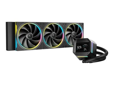 Deepcool LM360 - Kylsystem med vätska till processorn - Elementstorlek: 360 mm - (för: LGA1851, LGA1700, LGA1200, LGA1151, LGA1150, LGA1155, AM4, AM5) - 120 mm - svart | Datorkomponenter - Kylning & moddning - CPU Kylning | GameStuff