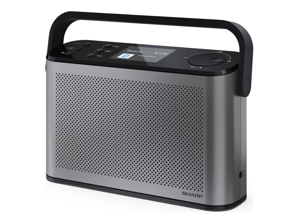 Sharp Osaka DR-P540 - Bärbar DAB-radio - inget operativsystem - åskmolnsgrå | TV, Ljud & Bild - Stereo - Radio (DAB och FM) | GameStuff