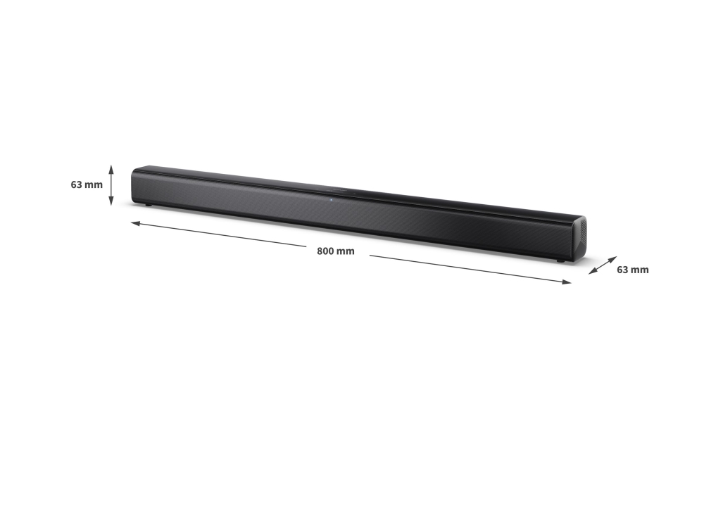 Sharp HT-SB145 - Soundbar - för tv - 2.0-kanals - trådlös - Bluetooth - 50 Watt - mattsvart (grillfärg - mattsvart) | TV, Ljud & Bild - Stereo - A/V Receivere & Förstärkare | GameStuff