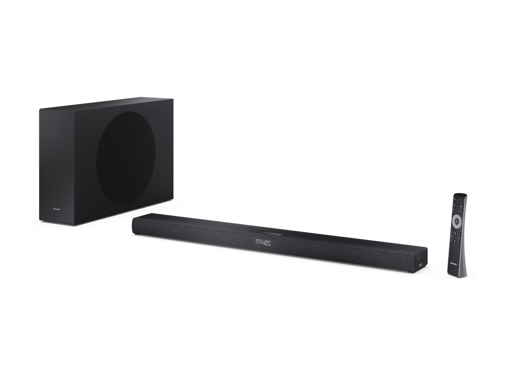 Sharp Ht-Sbw320, 2.1 Kanäle, 360 W, 3,18 Cm (1.25"), 13,3 Cm (5.25"), 13,3 Cm (5.25"), Schwarz