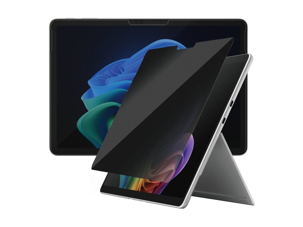 Panzerglass - Skærmbeskytter For Tablet - Ultrabred Pasform - Glas - Med Fortrolighedsfilter - 2-Vejs - Klæbemiddel - 12" - For Microsoft Surface Pro