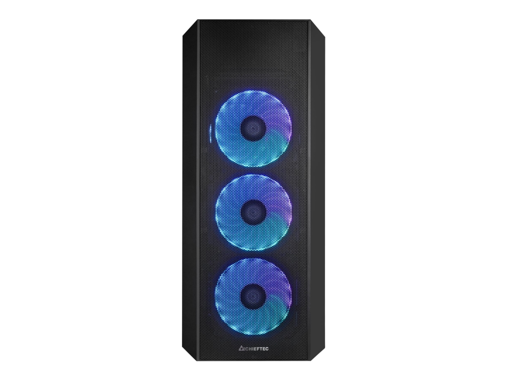 Chieftec Scorpion 4, Tower, Pc, Schwarz, Atx, Micro Atx, Mini-Itx, Spcc, Gehärtetes Glas, Gaming
