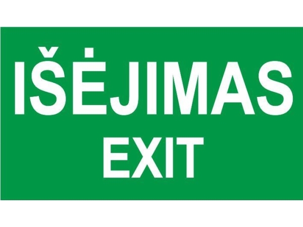 Monroe Sticker Exit 100X180mm