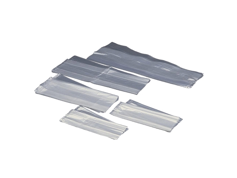 Plastikpose, 25 µm, 120 + 35 x 340 mm LD-PE, klar, karton a 1000 stk Fødevaregodkendt