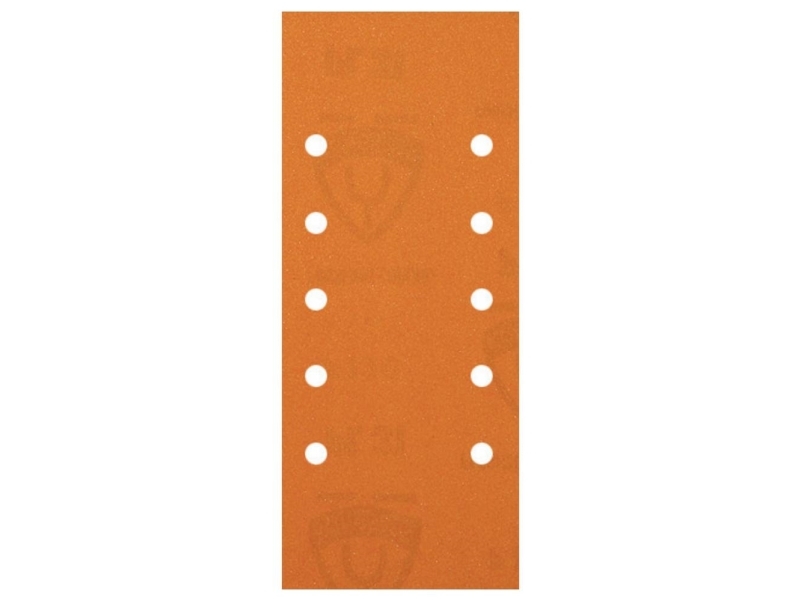 Schleifpapierstreifen 115 x 280 mm / Rae 80 / 10 reikää ø 10 mm / Tyyppi PL31B