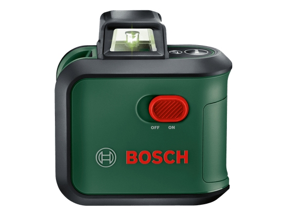 Bosch 0 603 663 B06, 24 M, 0,4 Mm/M, 4°, 4 Sek./Side, Horisontal/Vertikal, Grøn