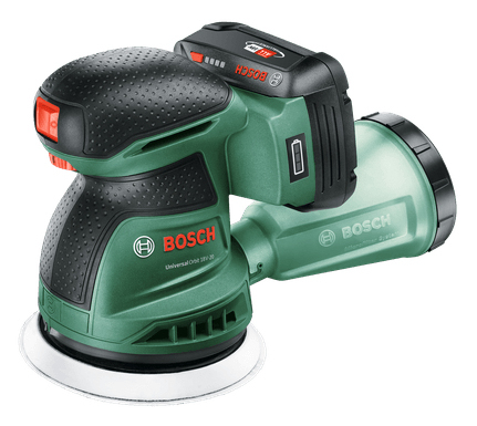 Bosch UniversalOrbit 18V-20, Rystepudser, Sort, Grøn, 10000 OPM, 23000 OPM, 1 mm, 5,5 m/s²