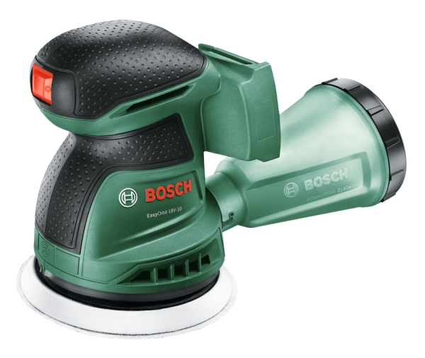 Bosch EasyOrbit 18V-10, Rystepudser, Sort, Grøn, 10000 OPM, 23000 OPM, 1 mm, 5,5 m/s²