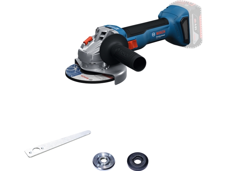 Bosch GWS 18V-8, 11000 RPM, 12,5 cm, Batteri, 1,6 kg - SOLO