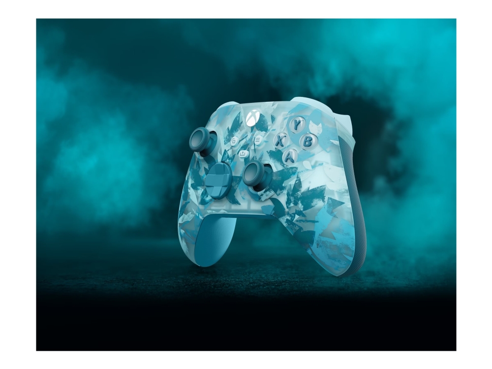 Microsoft Xbox Wireless Controller - Breaker Series Special Edition - Gamepad - Trådløs - Bluetooth - Ice Breaker - For Pc, Microsoft Xbox One, Micro