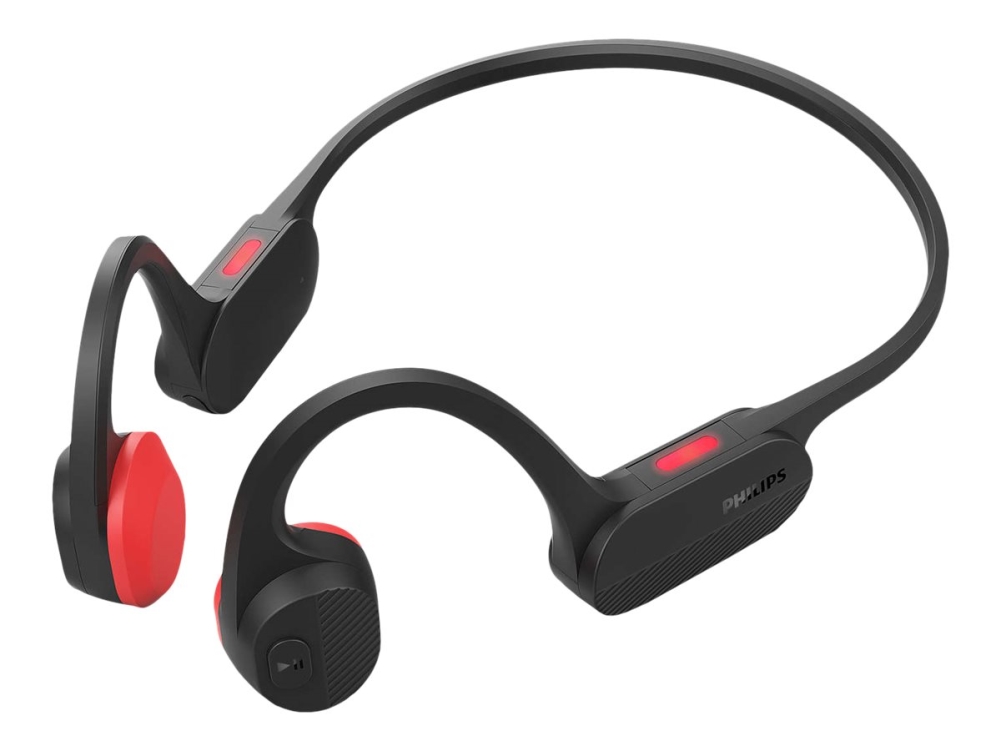 Philips Taa5608bk - Hovedtelefoner Med Mik. - Åbent Øre - Bag Nakken-Montering - Bluetooth - Trådløs - Sort