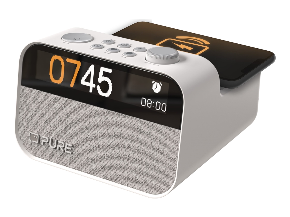 Pure Moment Charge - Klockradio - 10 Watt - inget operativsystem - bomullsvit | TV, Ljud & Bild - Stereo - Radio (DAB och FM) | GameStuff
