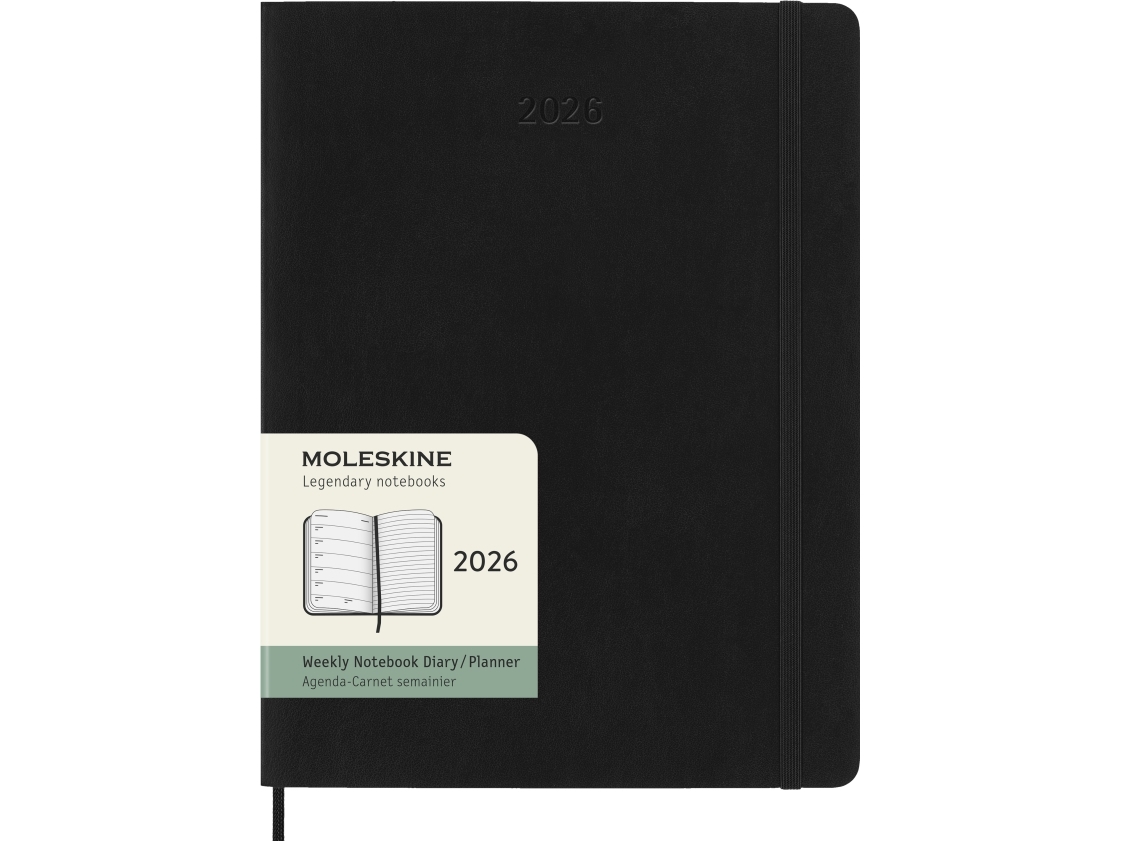 Classic Soft 12M Week Note XL Svart 2026