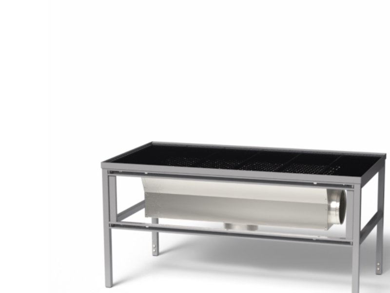 Udsugningsbord Let H-stel 1500x800 mm