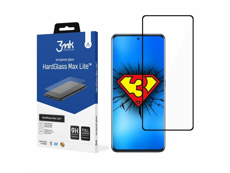 3Mk Hardglass Max Lite Xiaomi 12/12X Sort/Sort