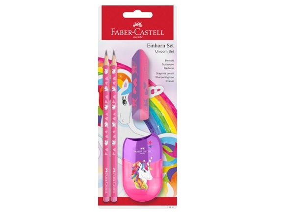 Faber-Castell Schreibset Einhorn Rosa (111518)