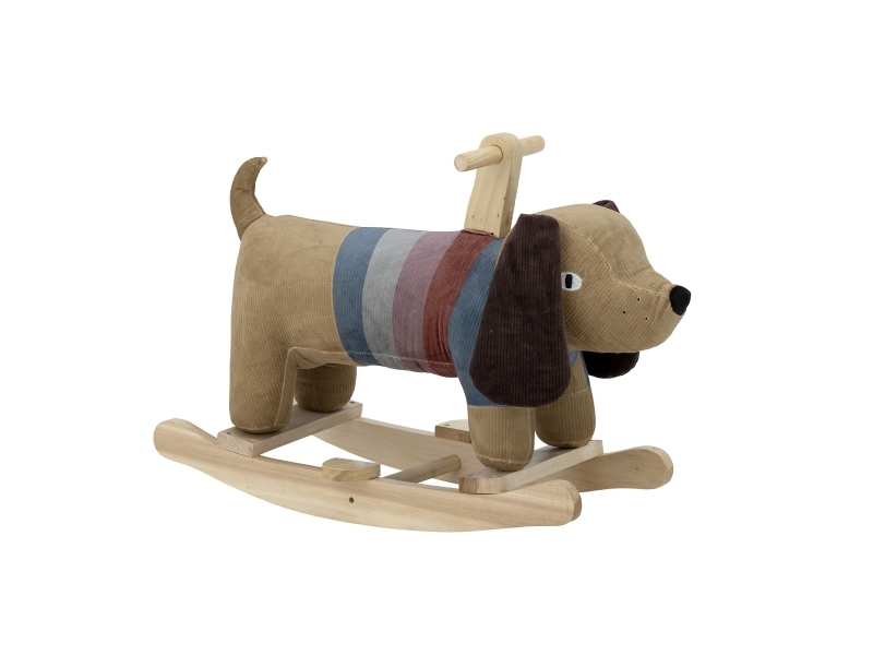 Bloomingville Mini Charlie Gyngehest, Hund, Multifarvet, Polyester