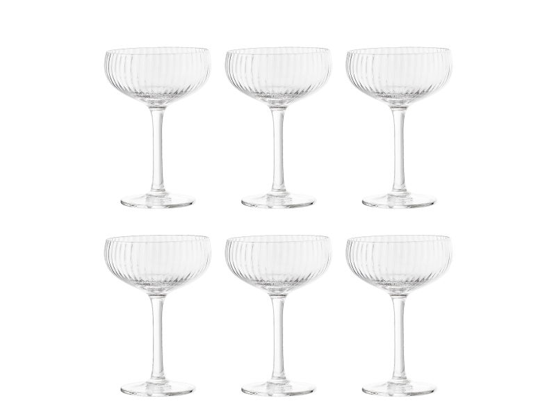 Astrid Sektglas, Multipack, Klar, Glas