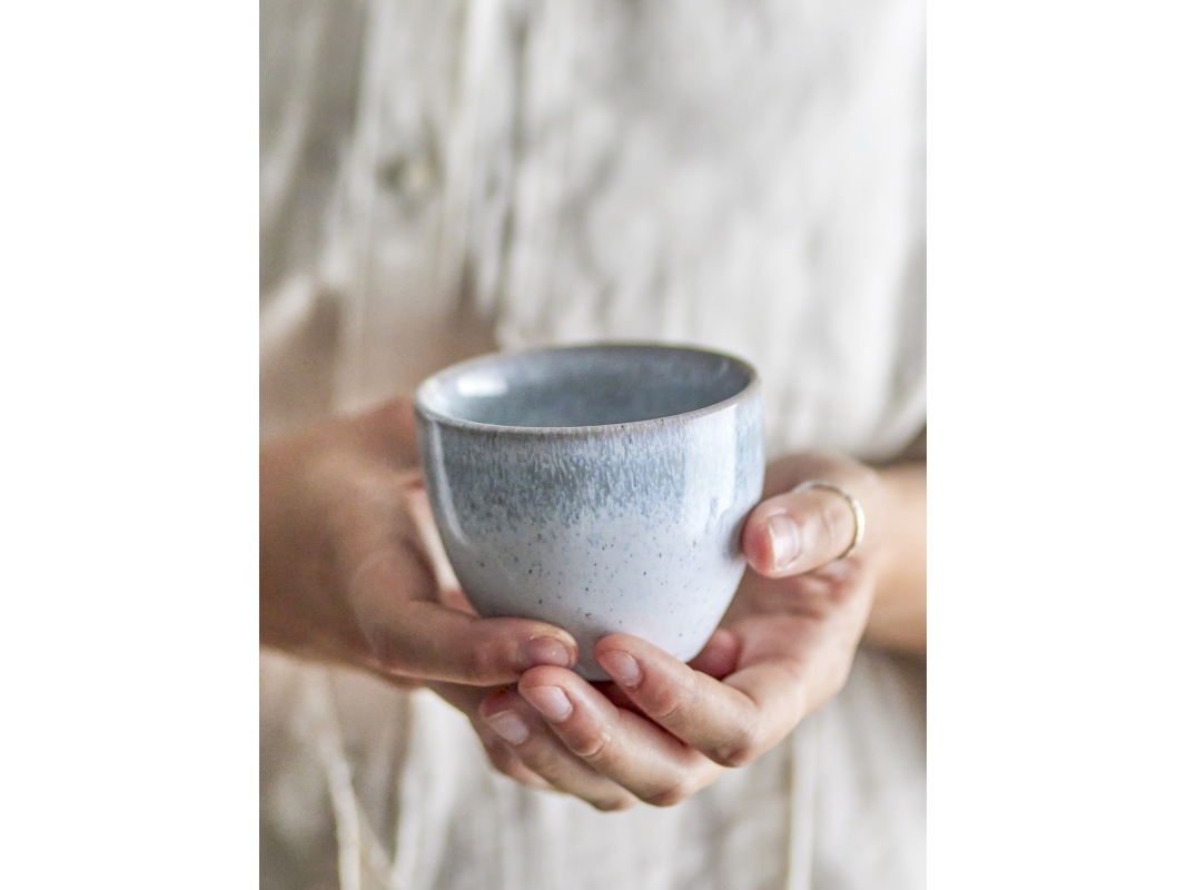 BLOOMINGVILLE Paula Cup, blå, stengods | Bordssättning - Par - Muggar & koppar | GameStuff