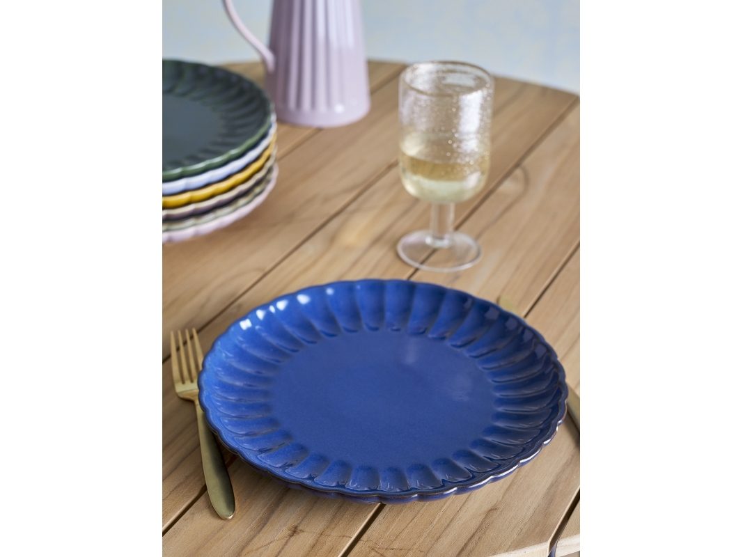 Latina Tallrik, blå, stengods | N - A | GameStuff