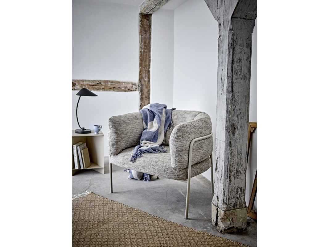 BLOOMINGVILLE Agno Plaid, Blå, Genanvendt Bomuld | N - A | GameStuff