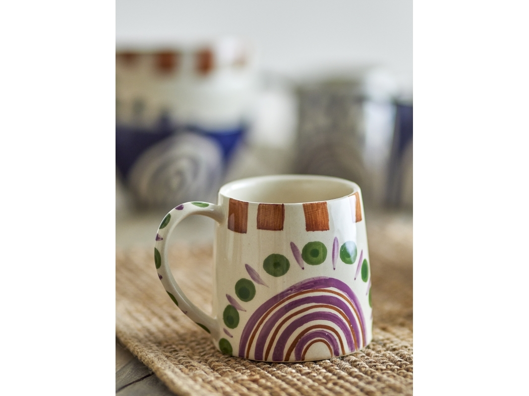 Shama Cup, flerfärgad, stengods | Bordssättning - Par - Muggar & koppar | GameStuff