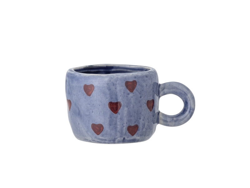 Bloomingville Mini Nini Tasse, Blue, Steingut