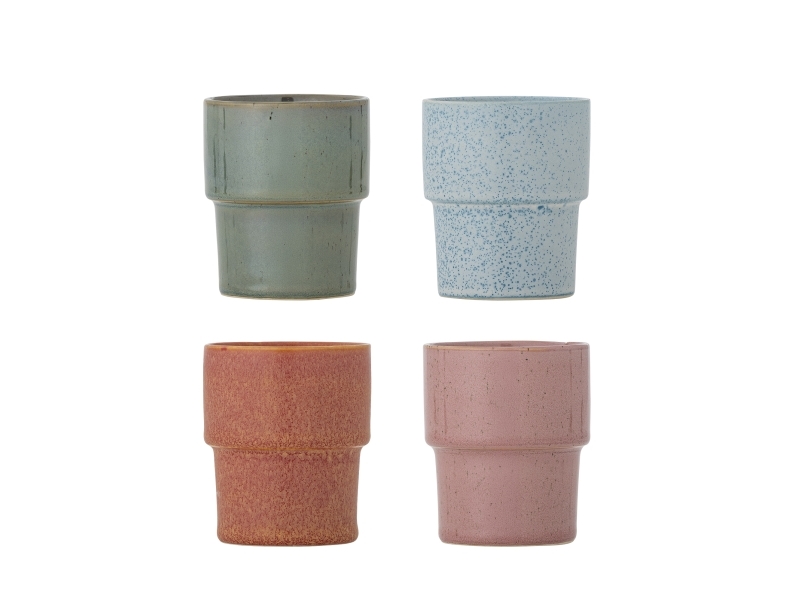 Bloomingville Ewan Tasse, Bunt, Steingut