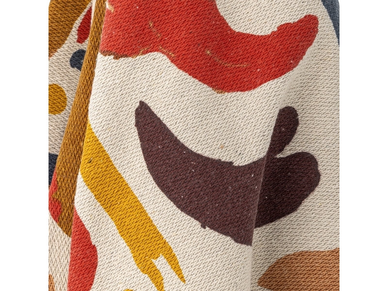 Bloomingville Horus Plaid, Multifarvet, Genanvendt Bomuld