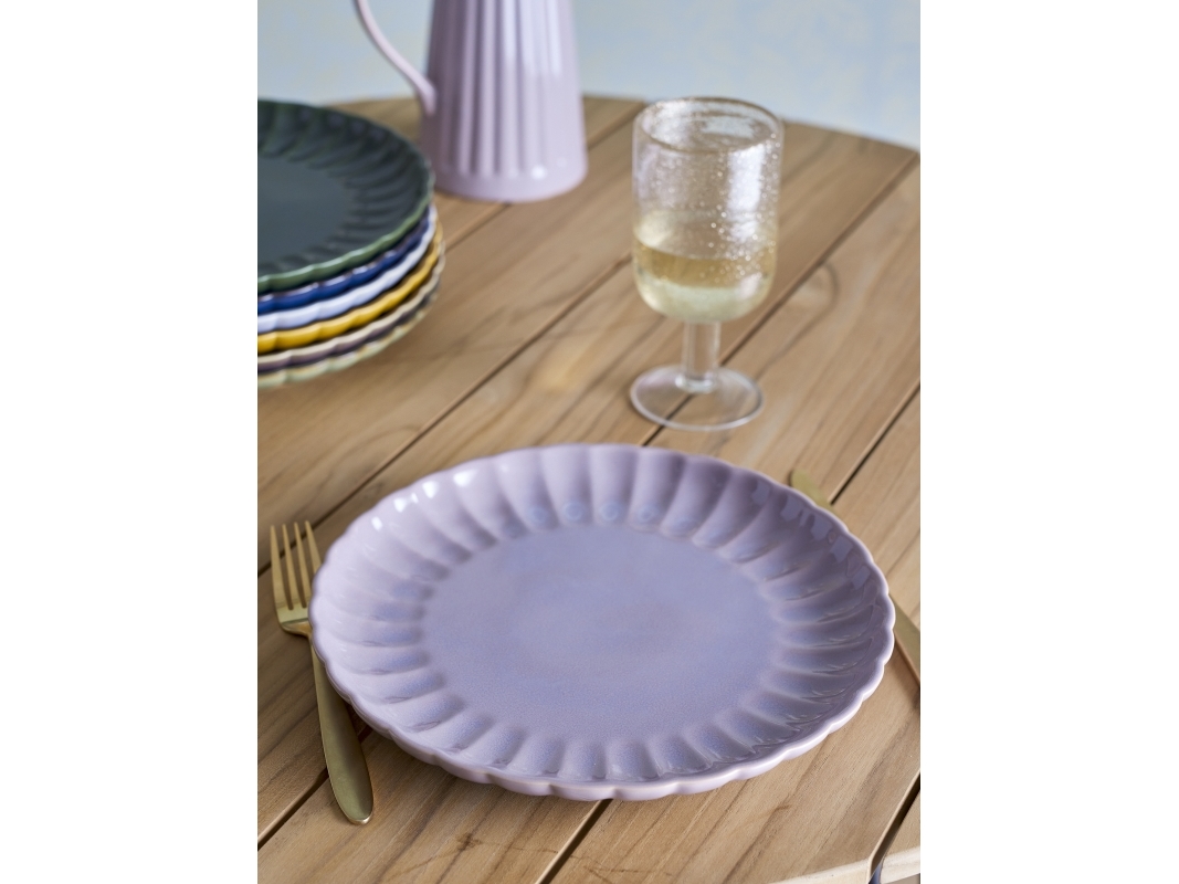 Latina Tallrik, rosa, stengods | N - A | GameStuff