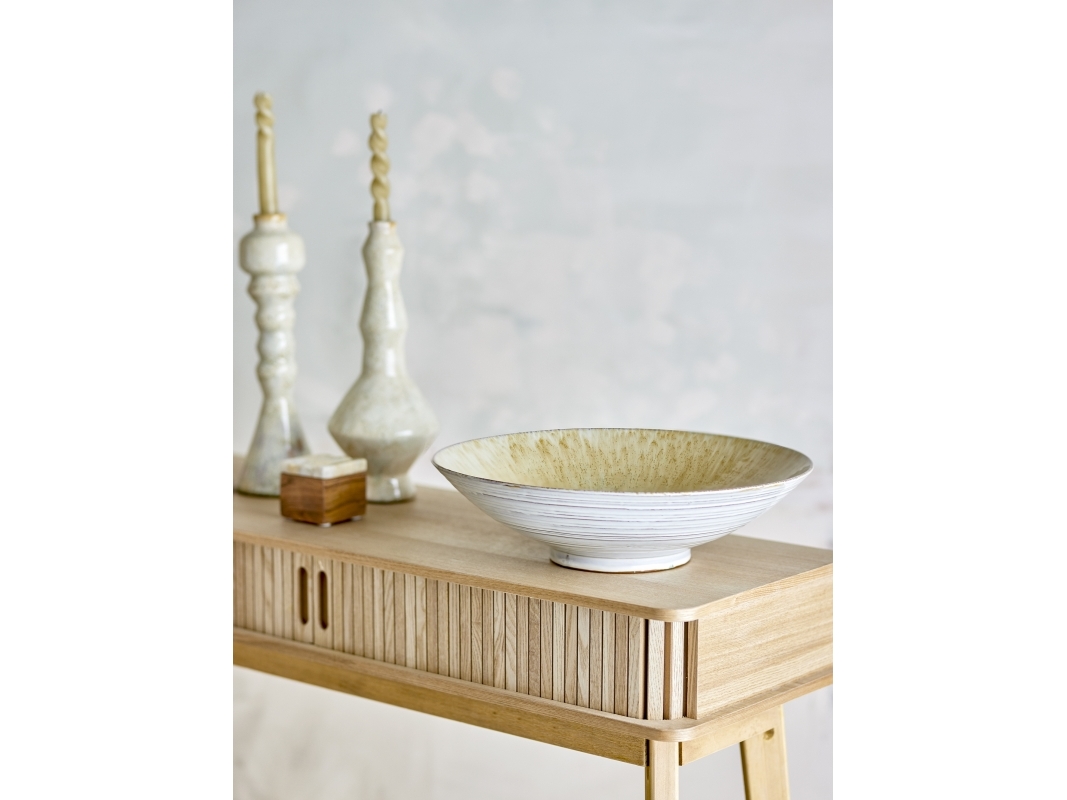 BLOOMINGVILLE Saskia-skål, naturell, stengods | Baby & barn - Inredning - Skålar | GameStuff
