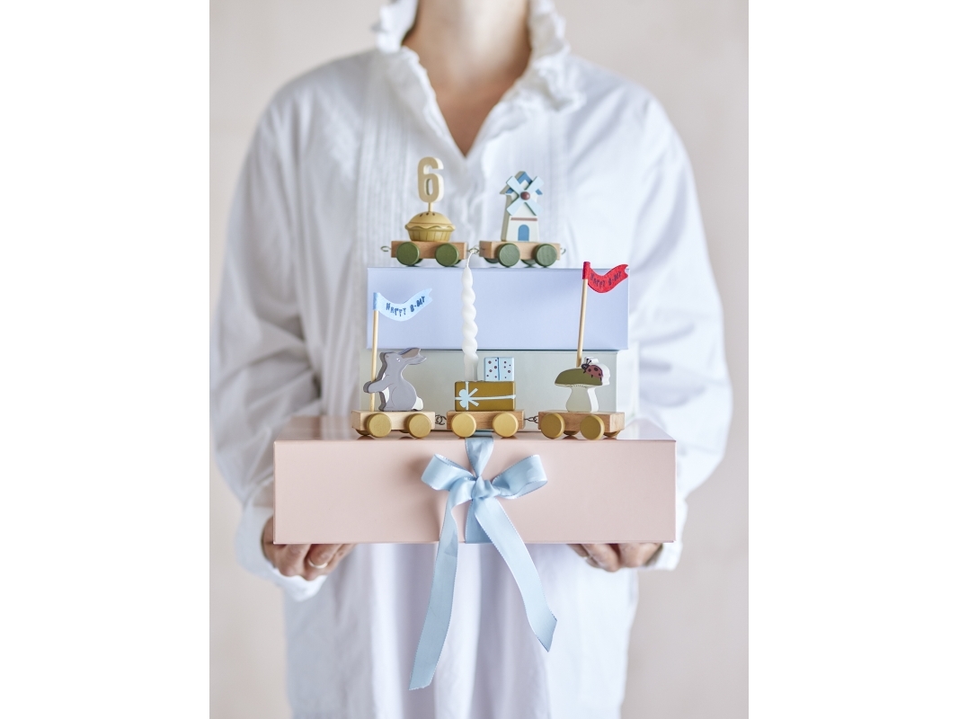 BLOOMINGVILLE mini Alfi födelsedagsdekoration flerfärgad FSC®100%, MDF | Bostäder - Inredning - Dekoration för barnens rum | GameStuff
