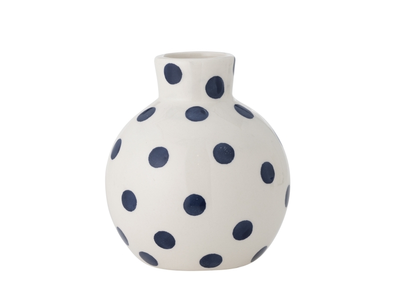 Fian Vase, Blau, Keramik