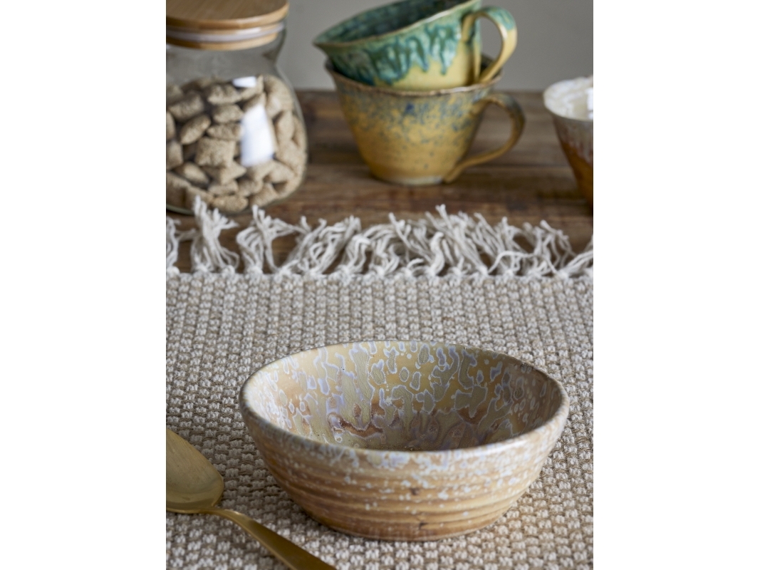 Milani skål, naturell, stengods | Bordssättning - Par - Bollar | GameStuff