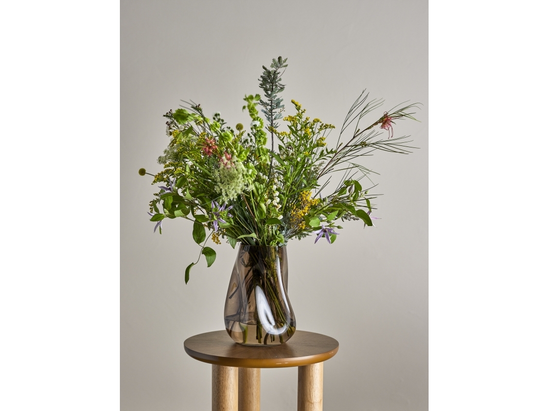 Bloomingville - Ingolf Vase 26 cm - Brown Glass
