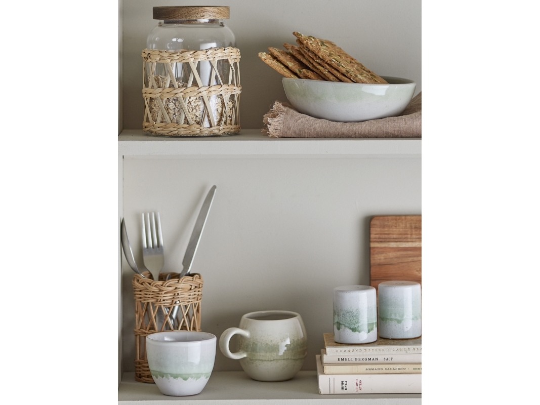 Paula Skål, Grön, Stengods | Bordssättning - Par - Bollar | GameStuff