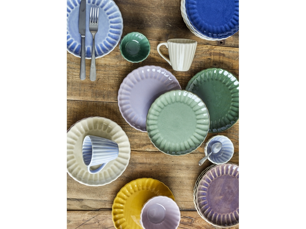 Latina Tallrik, gul, stengods | N - A | GameStuff