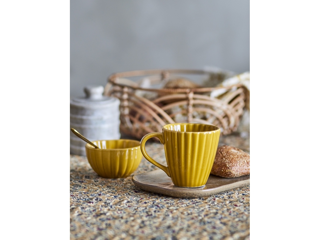 Latina Mugg, gul, stengods | Bordssättning - Par - Muggar & koppar | GameStuff