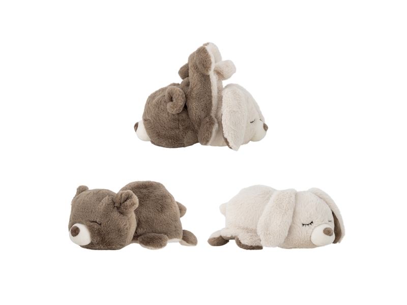 Bloomingville Mini Berta Teddybär, Braun, Polyester