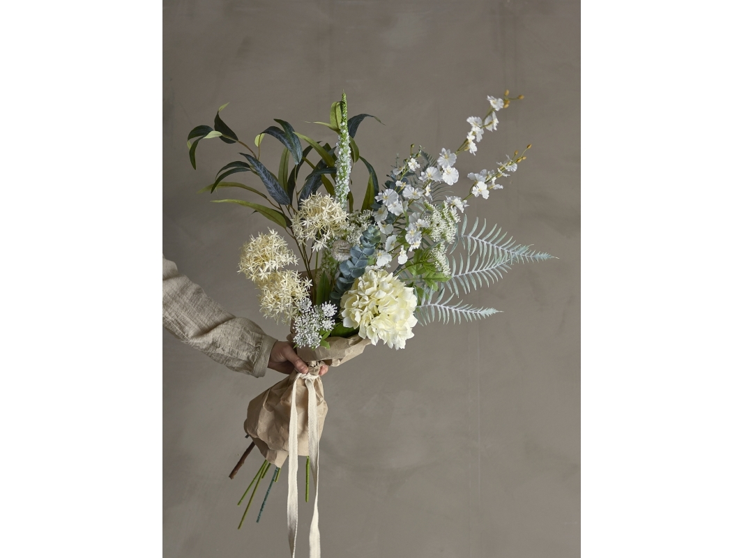 Symphonie bukett, vit, konstgjorda blommor | N - A | GameStuff