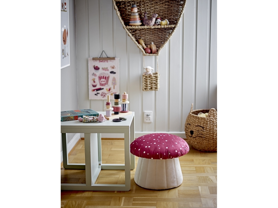 Lue Pouf, Röd, Polyester | Baby & barn - Barnrummet - Dekoration | GameStuff