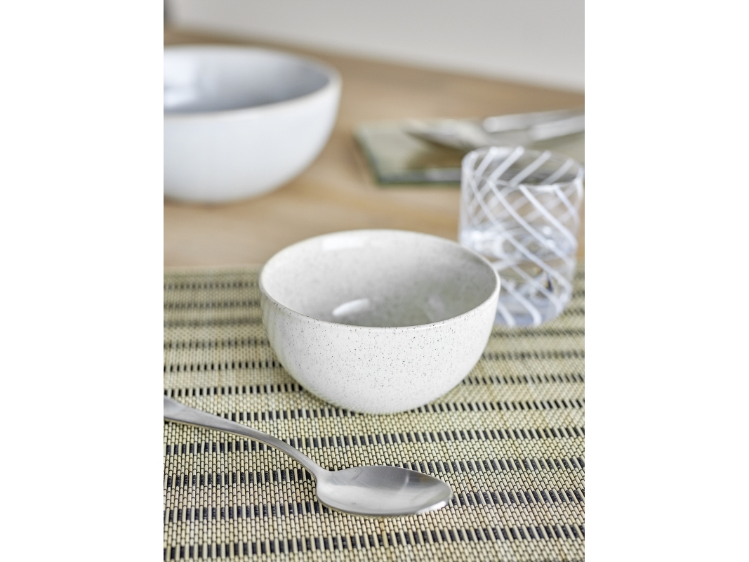 BLOOMINGVILLE Addison-skål, vit, stengods | Bordssättning - Par - Bollar | GameStuff