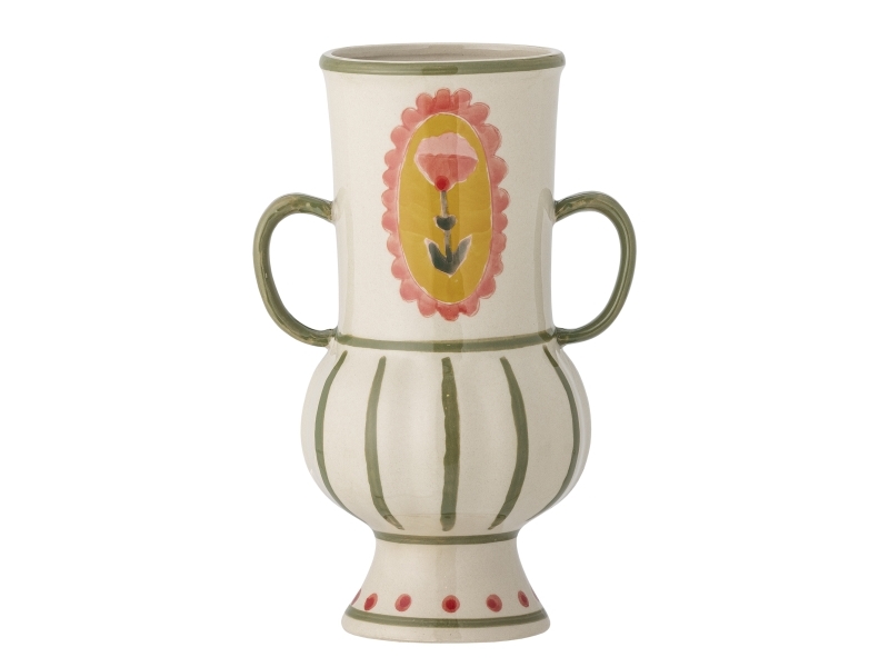 Bloomingville Odina Vase, Bunt, Steingut