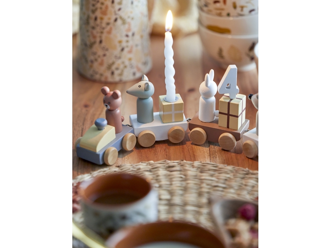 BLOOMINGVILLE MINI Junaid Födelsedagsdekoration, Mångfärgad, FSC®100%, MDF | N - A | GameStuff