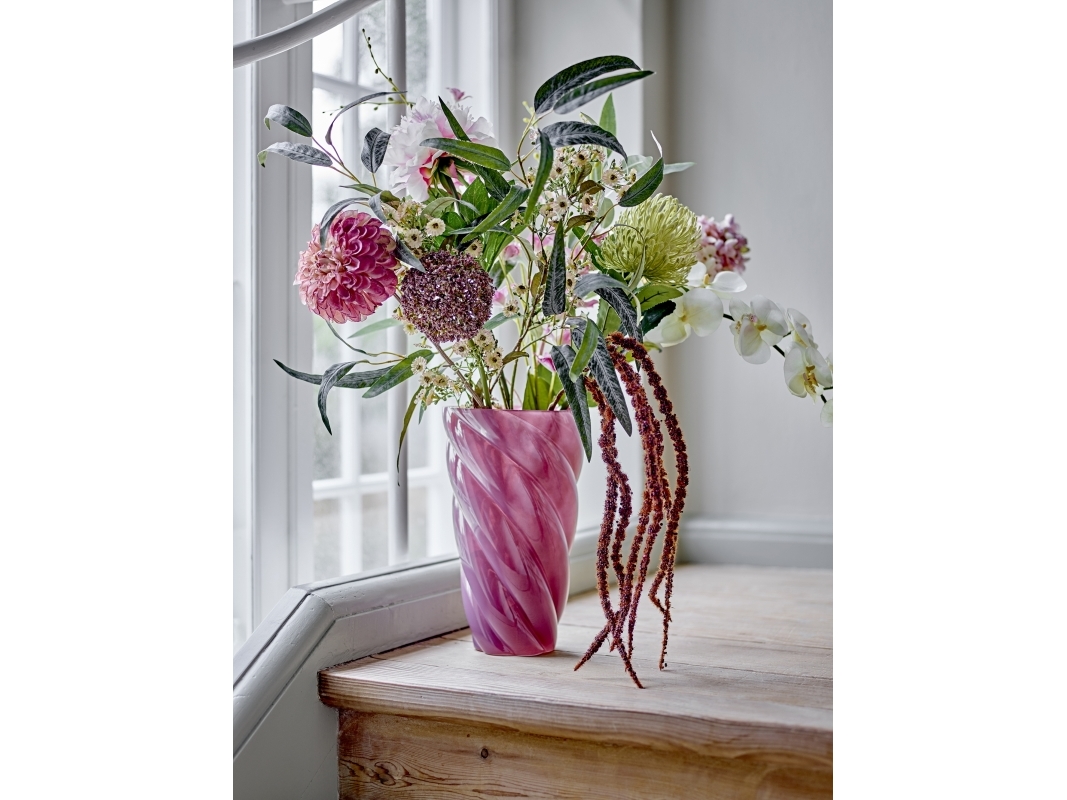 Bloomingville - Chrysantemum Stilk, Rosa, Kunstige Blomster, D13xH73 cm