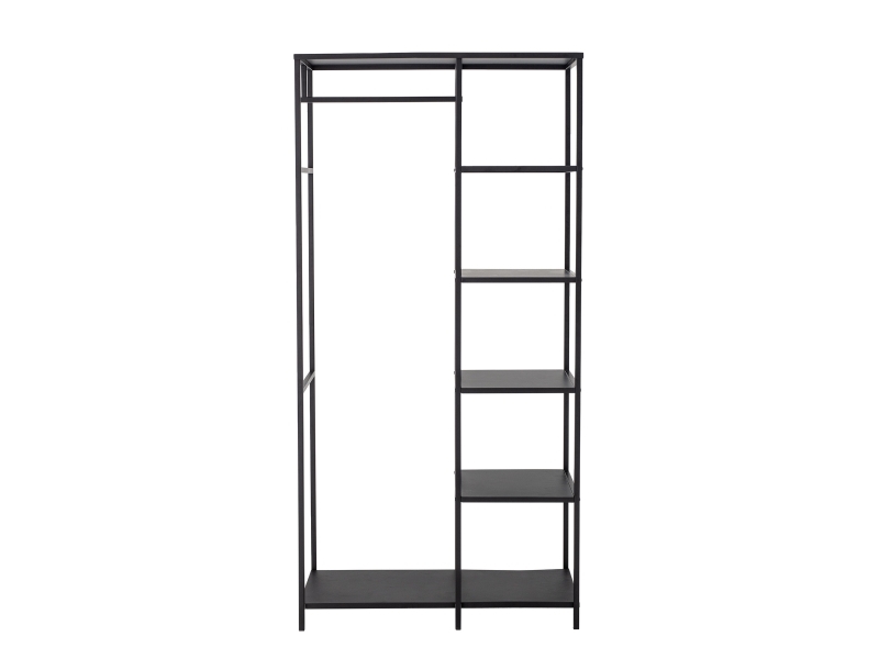 Bloomingville Valde Kleiderständer, Schwarz, Metall