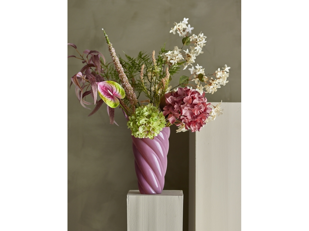 BLOOMINGVILLE Hydrangea Stilk, Rosa, Kunstige Blomster
