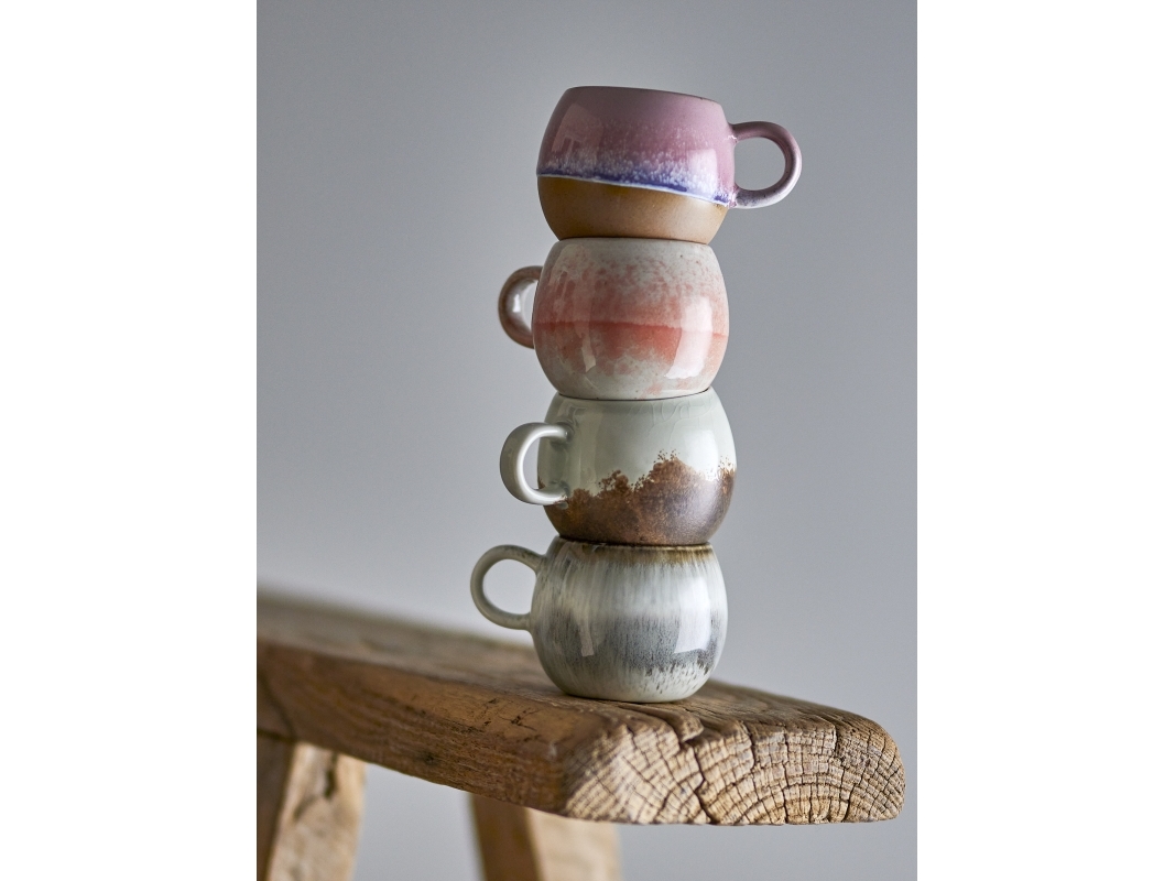 Paula Espressokopp, Grå, Stengods | Bordssättning - Par - Muggar & koppar | GameStuff