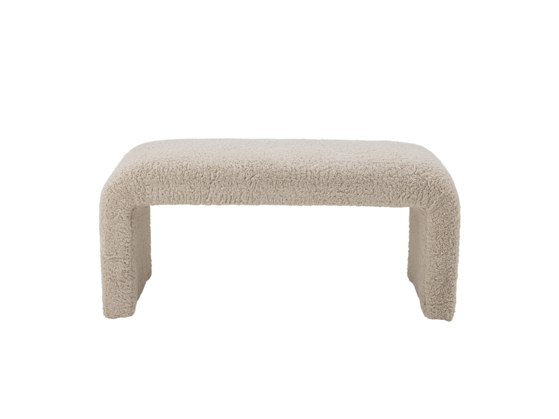 Bloomingville Bobbie Bank, Natur, Polyester